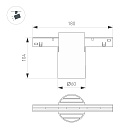 Светильник MAG-ORIENT-AXIO-R60-15W Day4000 (WH, 24 deg, 48V) (Arlight, IP20 Металл, 5 лет)