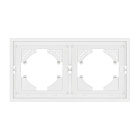 Рамка пластиковая FRM-TENDO-SFPL-2-WH (Arlight, Матовый белый) Lednikoff