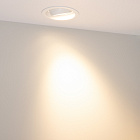 Светильник MS-VORTEX-BUILT-R110-20W Warm3000 (WH-WH, 40 deg, 230V) (Arlight, IP20 Металл, 5 лет) Lednikoff