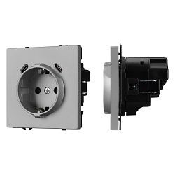 Механизм розетки с USB зарядкой SCT-NOBE-MUCC-SFPL-IS (230V, 16A) (Arlight, -)