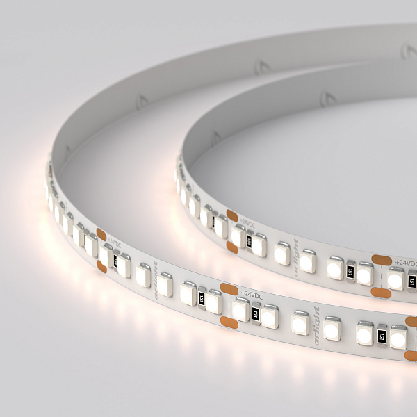 Светодиодная лента RT6-3528-180 24V Warm2700 3x (900 LED) (Arlight, 14.4 Вт/м, IP20) Lednikoff