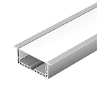 Профиль с экраном SL-LINIA88-F-2500 ANOD+OPAL (Arlight, Алюминий) Lednikoff