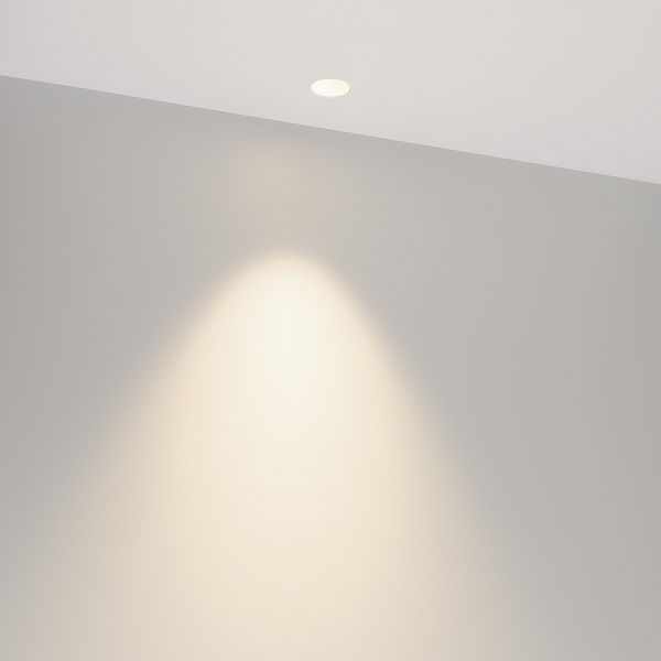 Светильник MS-INVISIO-TRIMLESS-R35-5W Day4000 (WH-WH, 36 deg, 230V) (Arlight, IP54 Металл, 5 лет) Lednikoff