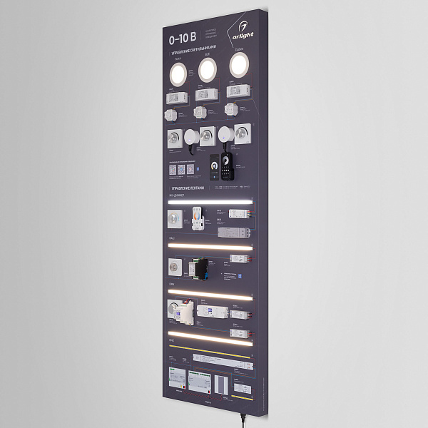 Стенд Управление светом ARL-0-10-1760x600mm (230V) (Arlight, -)