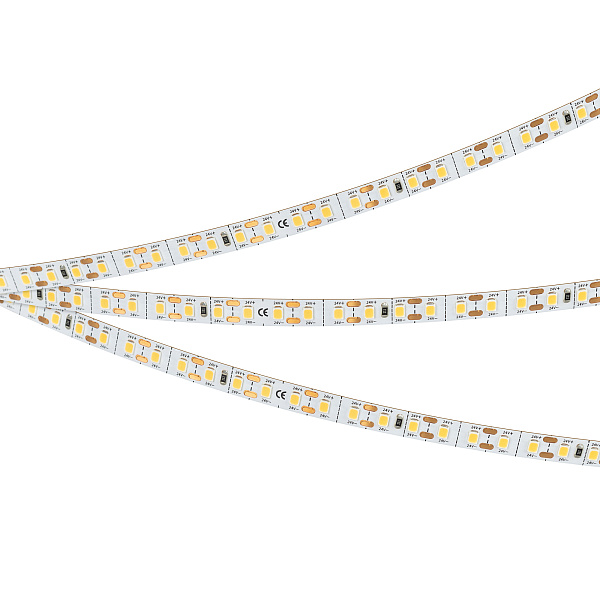 Светодиодная лента FC-A120-8mm 24V Warm2400-CX1 (10 W/m, IP20, 5m) (Arlight, резка 1 светодиод) Lednikoff