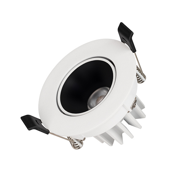 Светильник MS-FORECAST-BUILT-TURN-R82-8W Warm3000 (WH-BK, 32 deg, 230V) (Arlight, IP20 Металл, 5 лет) Lednikoff