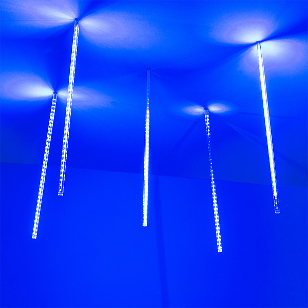 Светодиодная гирлянда ARD-ICEFALL-CLASSIC-D12-500-5PCS-CLEAR-72LED-LIVE BLUE (230V, 6W) (Ardecoled, IP65) Lednikoff