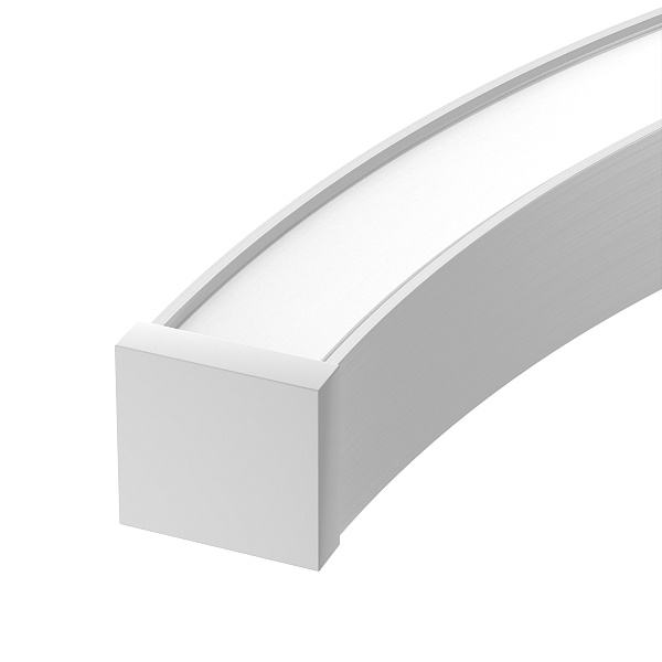 Заглушка LINE-3535-BENT-SIDE глухая (Arlight, Пластик) Lednikoff