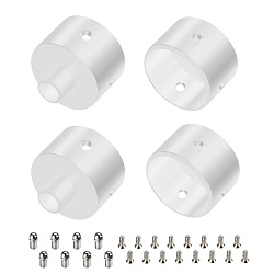Заглушка WPH-FLEX-D22-360deg WHITE ALU с отверстием (Arlight, Металл)