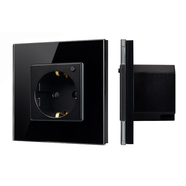 Розетка электрическая с Zigbee управлением SCT-OMALI-EUZB1-PL-BK (240V, 16A, Zigbee) (Arlight, -) Lednikoff