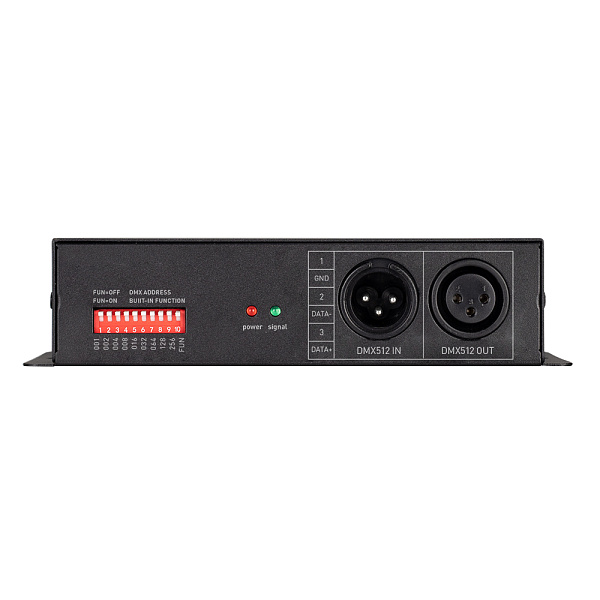 Декодер ARL-7022-DMX (12-24V, 3x8A, DMX512, XLR3) (Arlight, IP20 Металл, 3 года) Lednikoff
