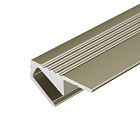 Профиль SL-MINI-SHELF-H9-2000 ANOD OLIVE GREY (Arlight, Алюминий) Lednikoff
