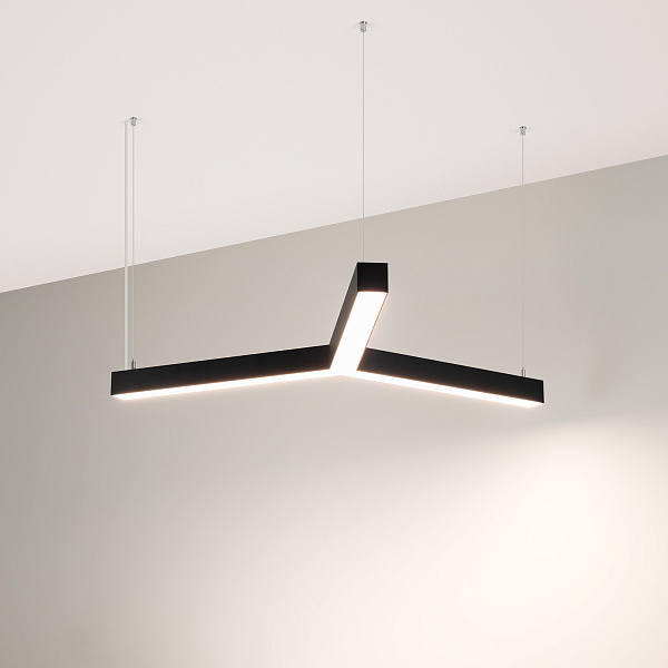 Светильник SP-RAYS-3-HANG-5050-510-35W Day4000 (RAL9005, 120 deg, 230V) IP33 1730lm (Arlight, Металл) Lednikoff