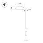 Светильник OXOR-ORNE-G1-460x200-50W Day4000 (BK, 120 deg, 230V) IP65 (Arlight, -) Lednikoff