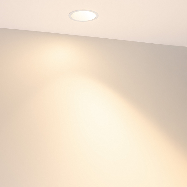 Светильник MS-ARADO-BUILT-R75-12W Warm2700 (WH-WH, 24 deg, 230V) (Arlight, IP20 Металл, 5 лет) Lednikoff