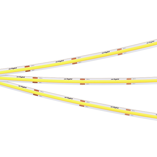 Светодиодная лента COB-X480-8mm 24V Yellow Volt (8 W/m, IP20, 5m) (Arlight, -) Lednikoff