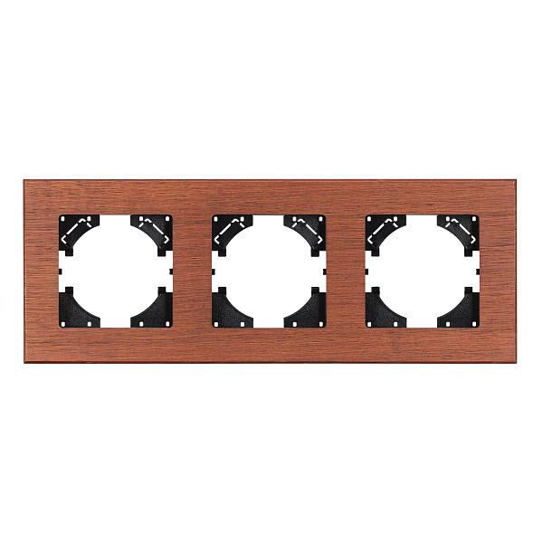 Рамка из натурального дерева FRM-XSILO-WD-3-NL (Arlight, -) Lednikoff