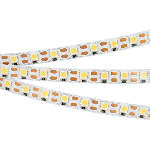 Светодиодная лента RT 2-5000 12V Cx1 Warm2700 2x (5060, 360 LED, LUX) (Arlight, 15.6 Вт/м, IP20) Lednikoff