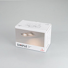 Светильник CL-SIMPLE-S148x80-2x9W Day4000 (WH, 45 deg) (Arlight, IP20 Металл, 3 года) Lednikoff