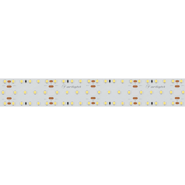 Светодиодная лента S2-2500 24V Warm 2700K 34mm (2835, 280 LED/m, LUX) (Arlight, 25 Вт/м, IP20) Lednikoff