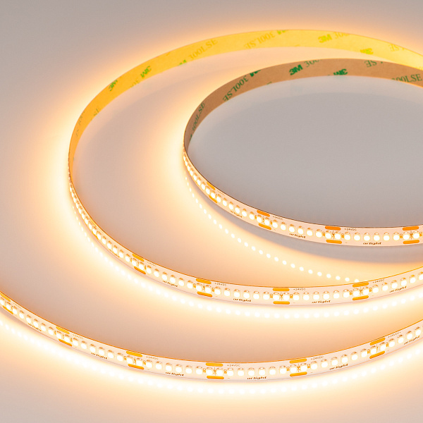 Светодиодная лента UL-A240-10mm 24V Warm2400 (19 W/m, IP20, 5m) (Arlight, 7 лет) Lednikoff