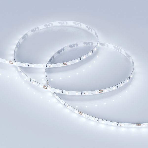 Светодиодная лента MICROLED-5000 24V Cool 8K 4mm (2216, 120 LED/m, LUX) (Arlight, 9.6 Вт/м, IP20) Lednikoff