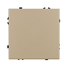 Механизм выключателя одноклавишный перекрёстный SWT-NOBE-MKX1-SFPL-GD (230V, 10A) (Arlight, Золотой песок) Lednikoff