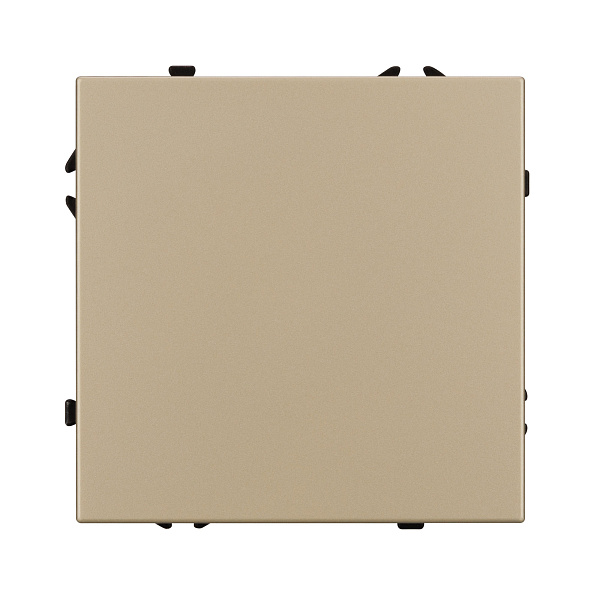 Механизм выключателя одноклавишный перекрёстный SWT-NOBE-MKX1-SFPL-GD (230V, 10A) (Arlight, Золотой песок) Lednikoff