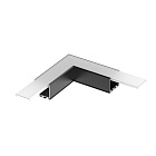 Угол PLS-LOCK-H25-L90 BLACK (с экраном MAT-L) (Arlight, Металл) Lednikoff