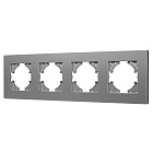 Рамка пластиковая FRM-PERIO-PL-4-GR (Arlight, -) Lednikoff