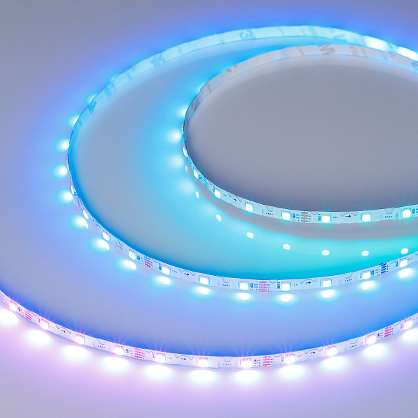 Светодиодная лента SPI-RZ-F60-6mm 12V RGB-PX1-BPT (7 W/m, IP20, 3535, 5m) (Arlight, -) Lednikoff