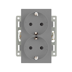 Механизм электрической розетки SCT-MEUD-PL-GR (250V, 16A) (Arlight, -)