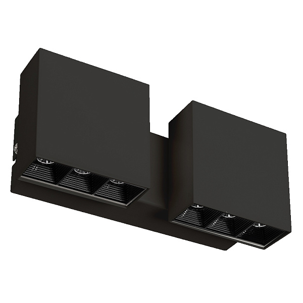 Светильник SP-LEGACY-S200x85-2x6W Warm3000 (BK, 16 deg) (Arlight, IP20 Металл, 3 года) Lednikoff