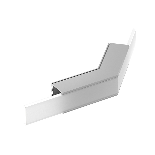 Угол PLS-LOCK-H25-L135W внешний (с экраном MAT-L) (Arlight, Металл) Lednikoff