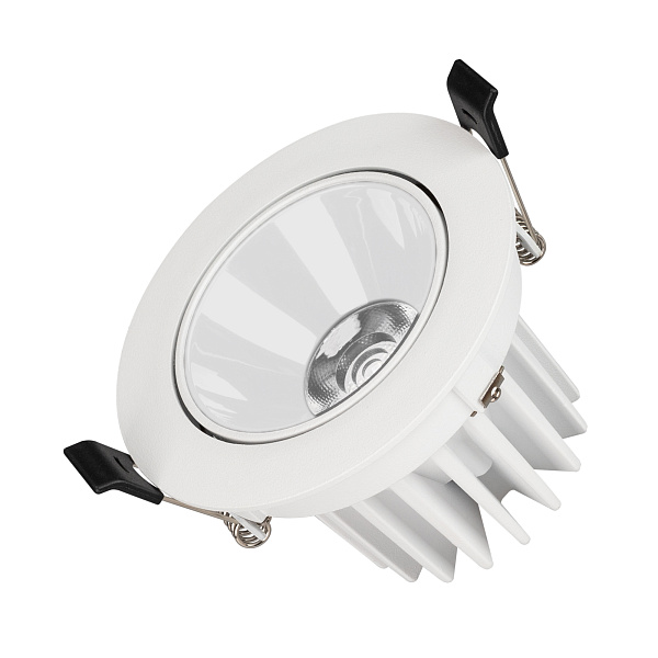 Светильник MS-FORECAST-BUILT-TURN-R102-12W Day4000 (WH-WH, 32 deg, 230V) (Arlight, IP20 Металл, 5 лет) Lednikoff