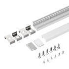 Профиль с экраном SL-SLIM20-H13-2000 ANOD+OPAL (Arlight, Алюминий) Lednikoff