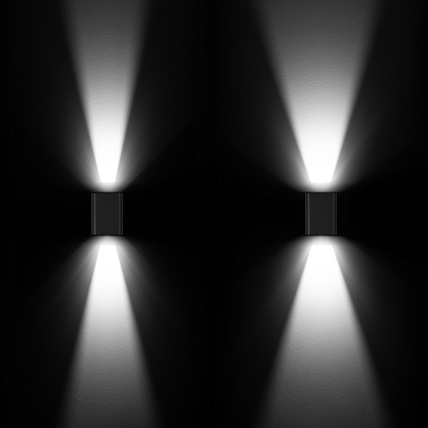Светильник LGD-WALL-VARIO-S104x129-2x6W Day4000 (BK, 1-80 deg) (Arlight, IP54 Металл, 3 года) Lednikoff