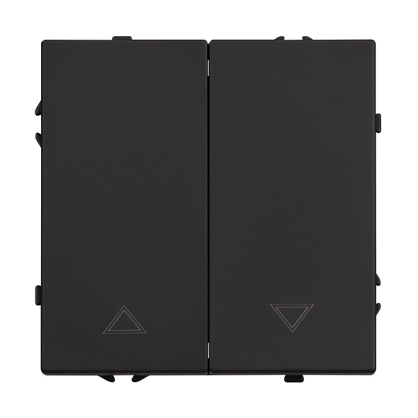 Механизм выключателя управления шторами SWT-NOBE-MKR2-SFPL-BK (230V, 10A) (Arlight, Черный оникс) Lednikoff