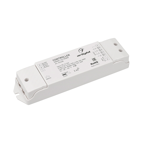 Контроллер SMART-K2-RGBW (12-24V, 4x5A, 2.4G) (Arlight, IP20 Пластик, 5 лет) Lednikoff