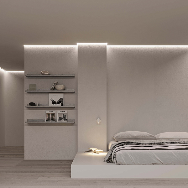 Профиль ARH-СEIL-S14-SHADOW-2000 WHITE (Arlight, Алюминий) Lednikoff