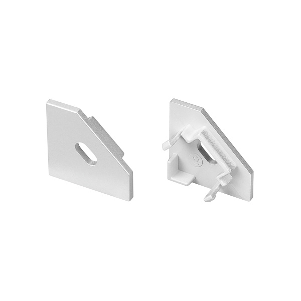 Заглушка SL-KANT-H18 FLAT с отверстием (Arlight, Пластик) Lednikoff