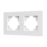 Рамка пластиковая FRM-PERIO-PL-2-WH (Arlight, -)