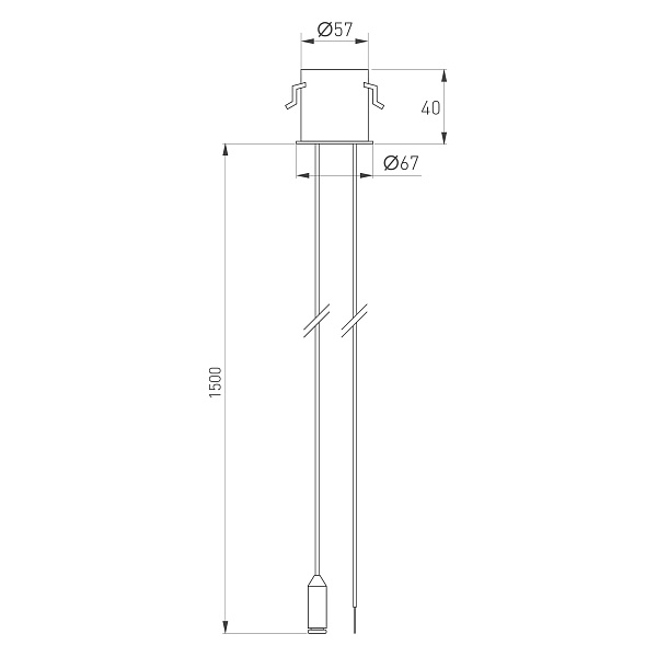 Потолочная чаша MAG-ORIENT-CANOPY-BUILT-POWER-L1500 (WH) (Arlight, Металл)
