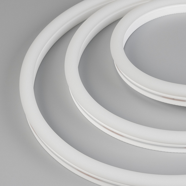 Светодиодная лента герметичная WAVE-SIDE-A120-12x25mm 230V White6000 (12 W/m, IP67, 50m, wire x2) (Arlight, Грибовидная форма)