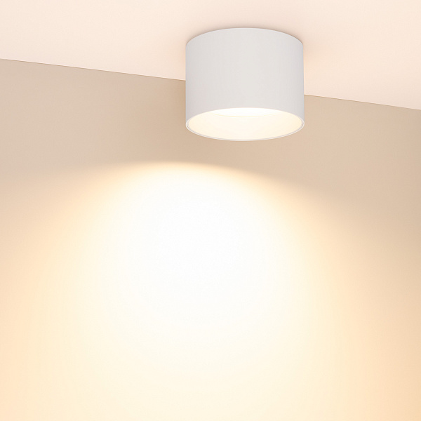 Светильник SP-BISCOTTO-R120-12W Warm3300-MIX (WH, 80 deg, 230V) (Arlight, IP54 Металл, 5 лет) Lednikoff