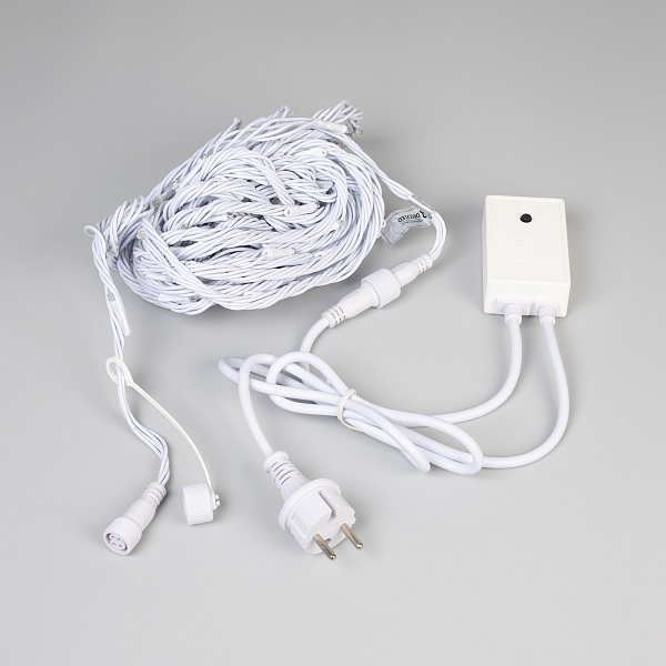 Светодиодная гирлянда ARD-STRING-HOME-10000-WHITE-99LED-RUN WHITE (230V, 10.5W) (Ardecoled, IP20) Lednikoff