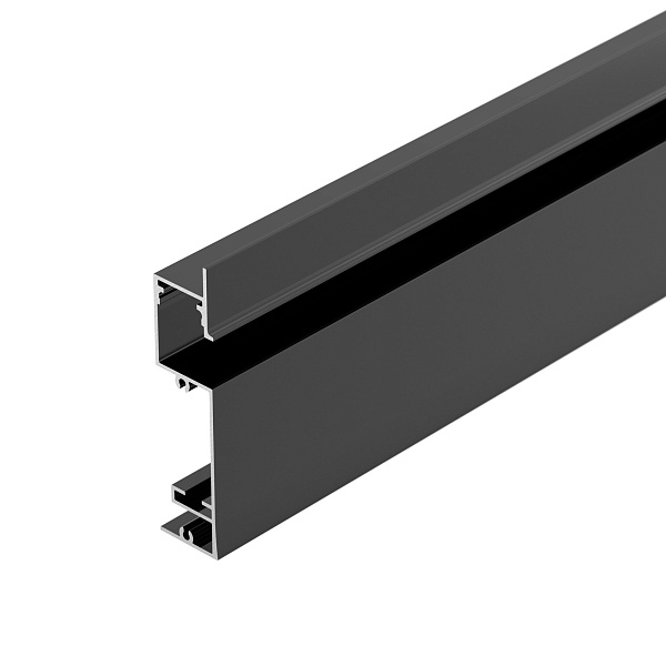 Профиль PLINTUS-H73-F-2000 BLACK (Arlight, Алюминий) Lednikoff