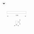 Светильник SNAP-STARLINE-FLAT-S1200-26W Day4000 (WH, 120 deg, 48V) (Arlight, IP40 Металл, 3 года) Lednikoff