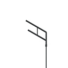 Кронштейн OXOR-SG2-1000x108-L1000 BLACK (Arlight, Сталь) Lednikoff