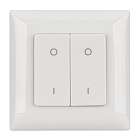 Панель SMART-P47-DIM-P-SUF (3V, 2 зоны, Knob, 2.4G) (Arlight, Пластик) Lednikoff